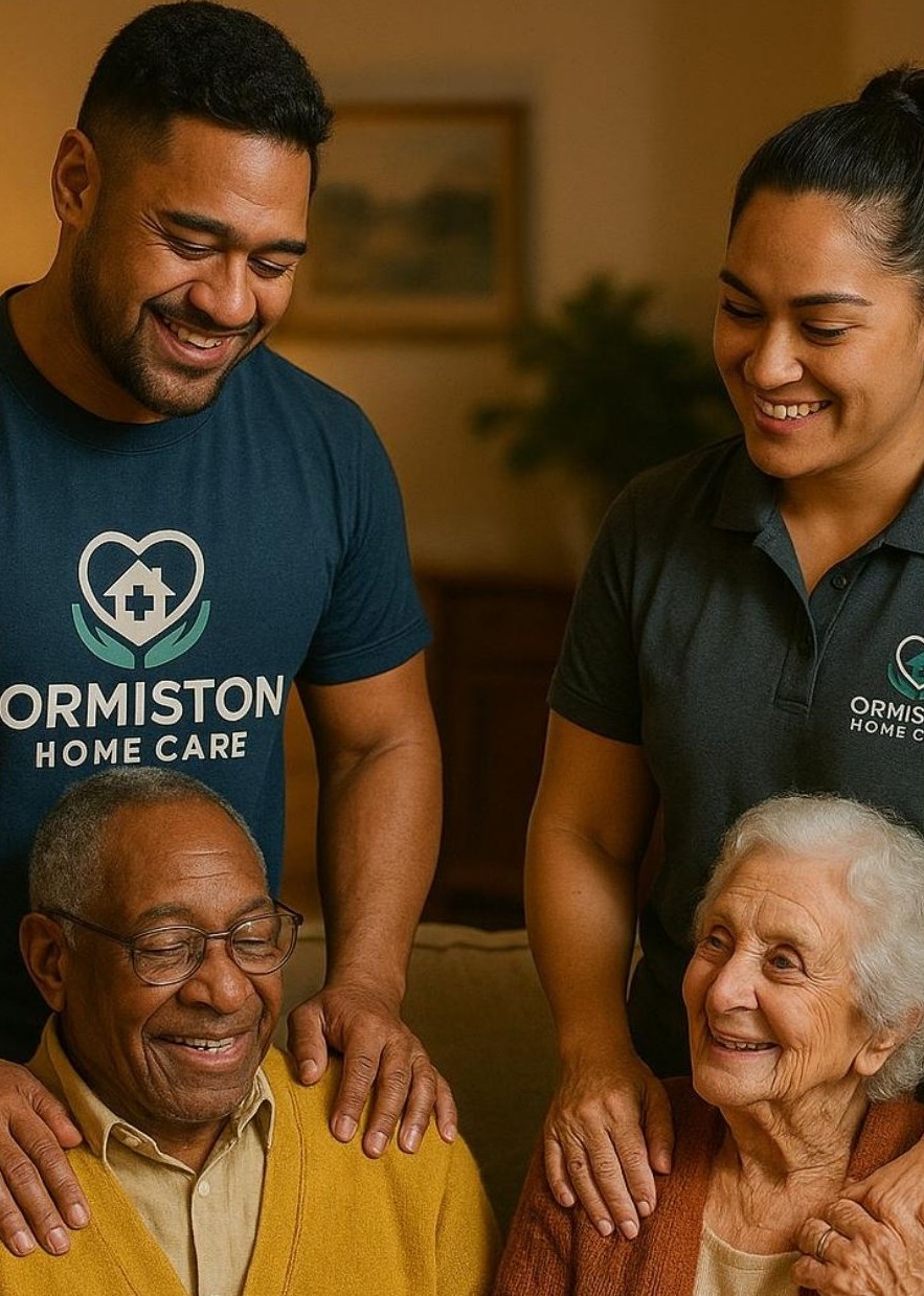 Ormiston Home Care - Support Worker with client